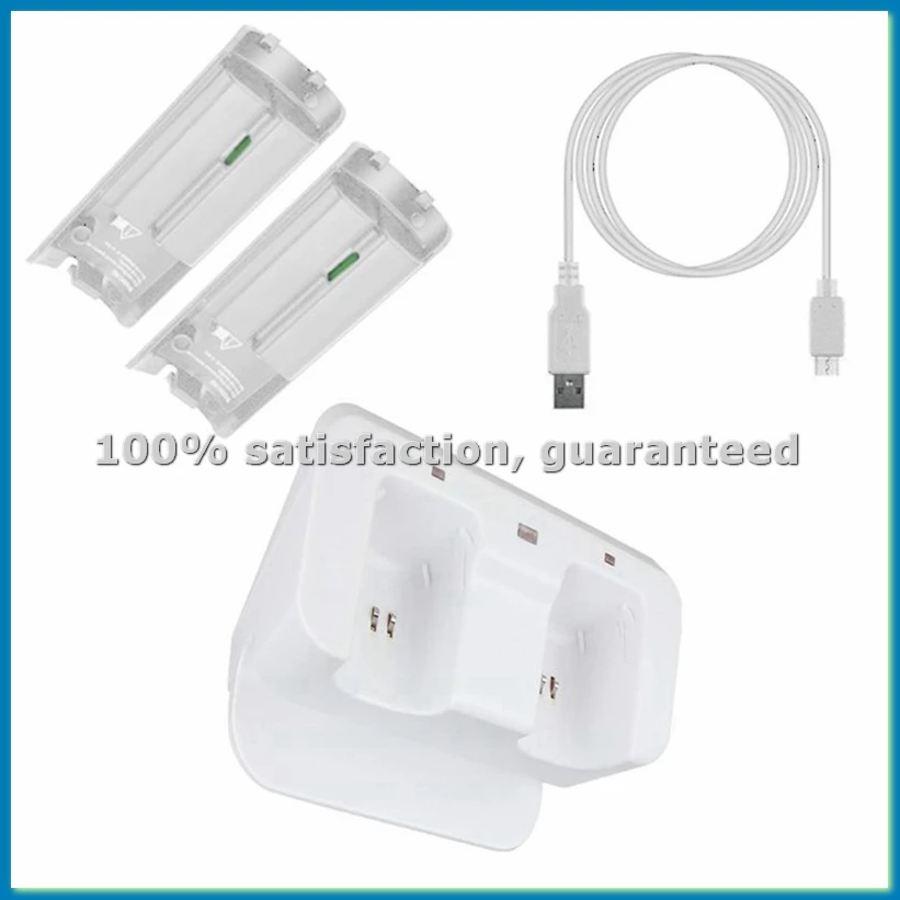 Smart Charging Station Dock Stand Charger for U Gamepad Remote Controller A9LC(White)-ELEC