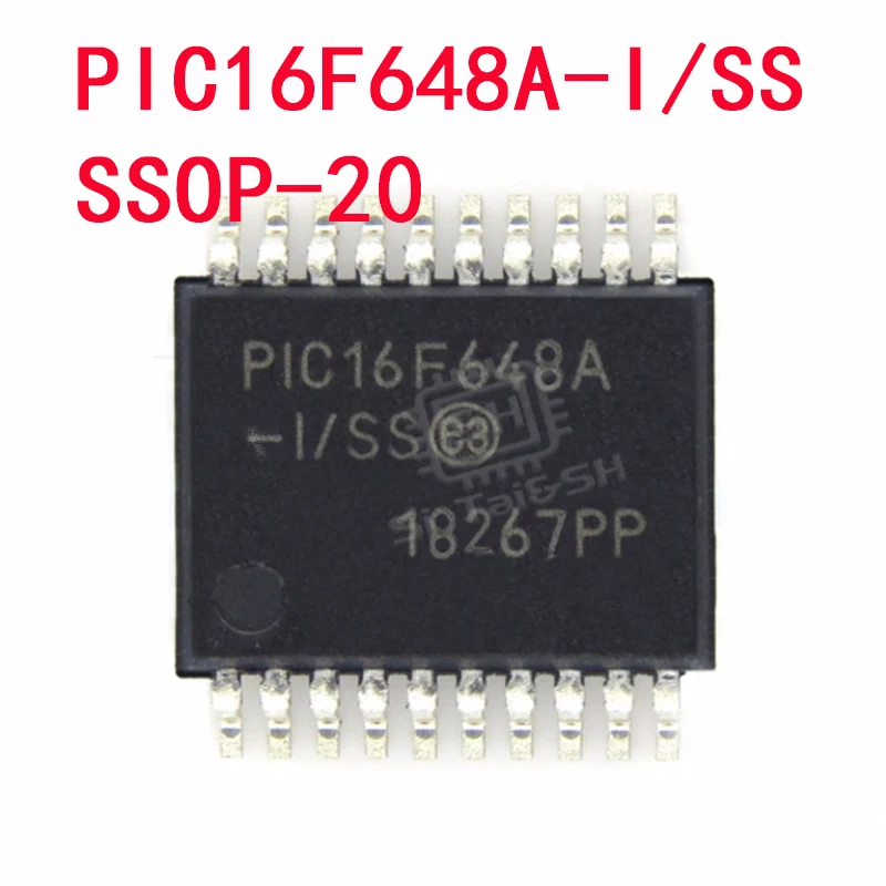 1PCS PIC16F1828-I/SS PIC16F1829-I/SS SSOP-20 PIC16F1847-I/SS PIC16F18345-I/SS PIC16F18346-I/SS SOP PIC16F16F648A-I/SS E T SSOP20