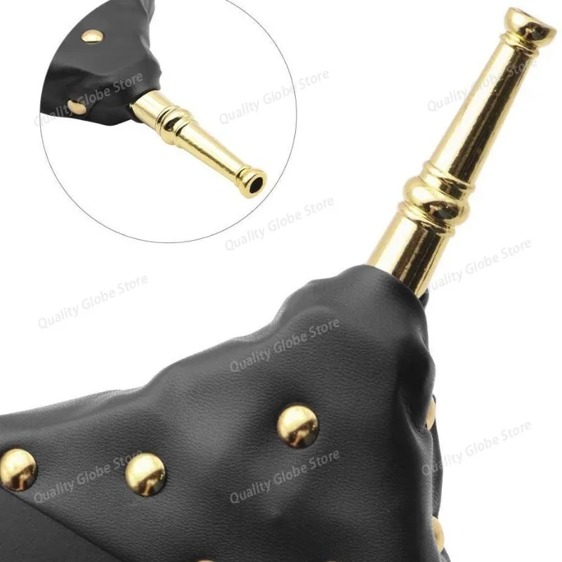 Wood Fireplace Bellows Large Air Blower Cast Nozzle for Camping BBQ Grill Chimney Hand Bellow Pump Pit Barbeque Fire Tools