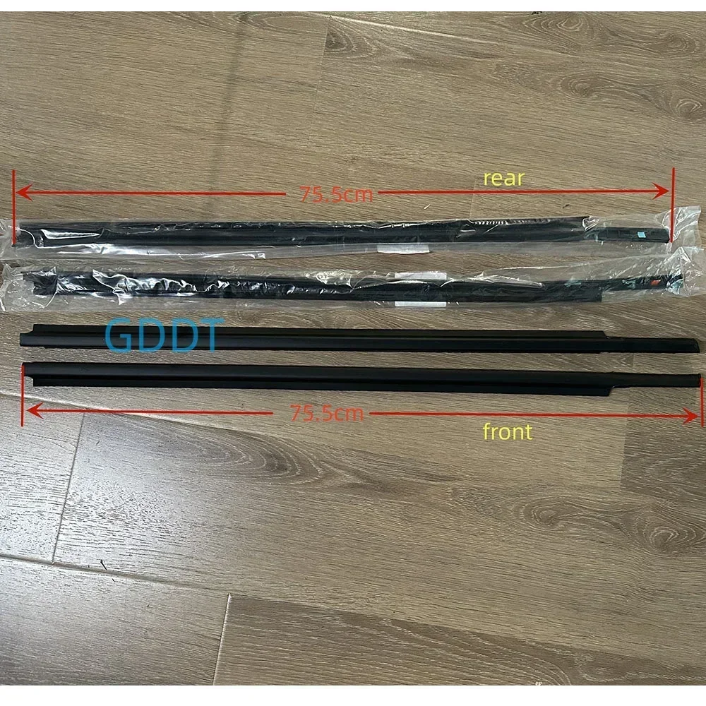 4 Pieces Outside Window Glass Rubber for Suzuki SX4 hatchback 83811-56K00-000 Weather Strip for SX4 Glass Protect Rubber