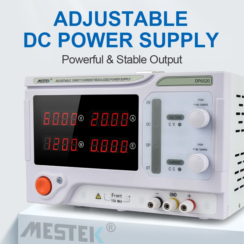 1200W 60V 20A Laboratory DC Stabilized Power Supply Intelligent Overcurrent Protection Lab Dc Variable Voltage Power Supply