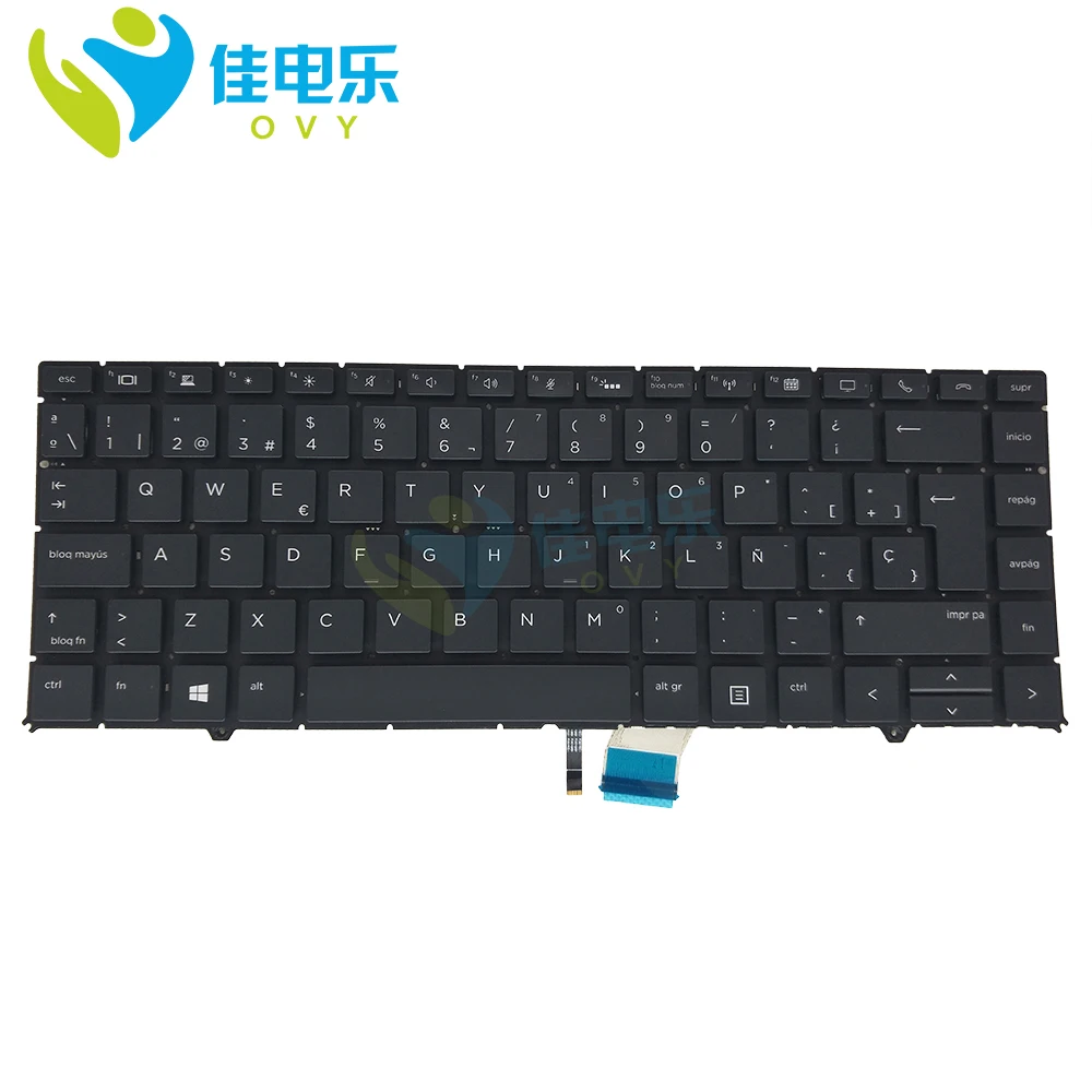 

Spanish Backlit Laptop Keyboard For HP ZBook Studio G5 Mobile Workstation x360 Elitebook 1050 G1 Spain Latin Keyboards Backlight