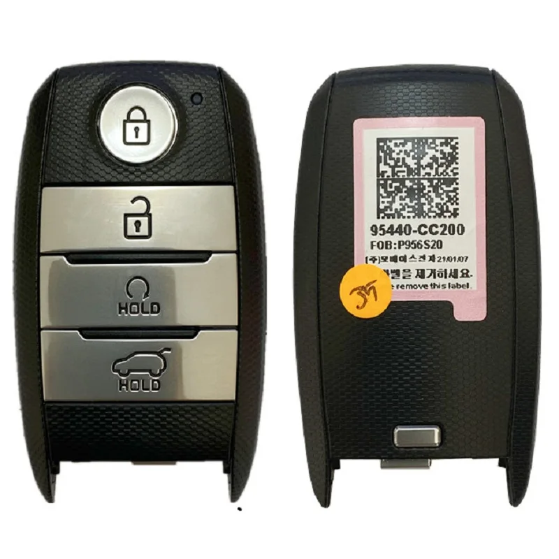 CN051129 Original 95440-CC200 For KIA Sonet 2021 Smart Remote Key 4 Buttons 433 MHZ FCC ID FOBP956S20