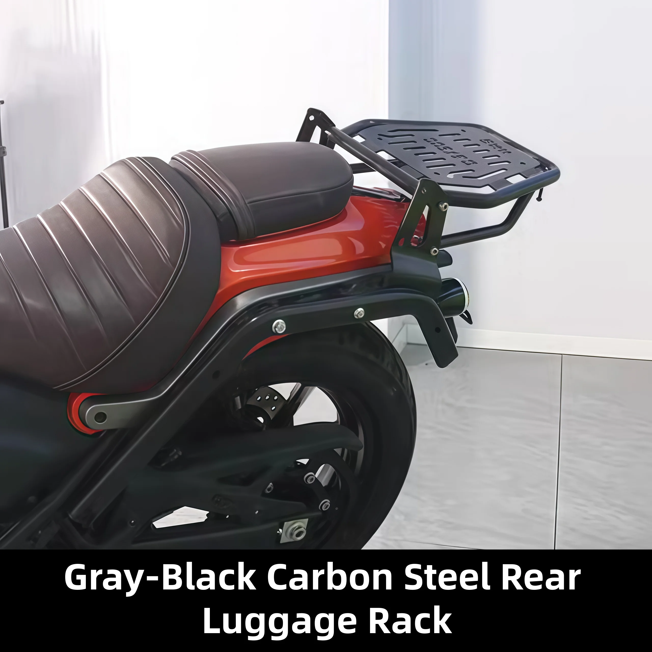 For QJMOTOR Flash 500 Motorcycle Rear Backrest Sissy Bar Luggage Rack Rear Grab Handle Modification Accessories