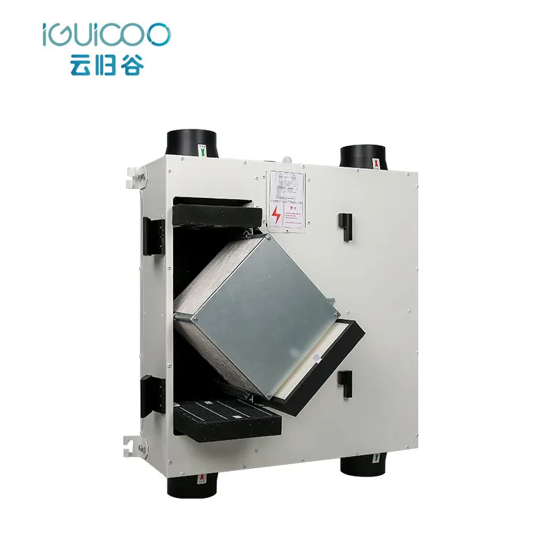 Heatbooster หม้อน้ํา Ventilator Ventilation Recuperation System หม้อน้ํา Ventilator เครื่องทําความร้อน