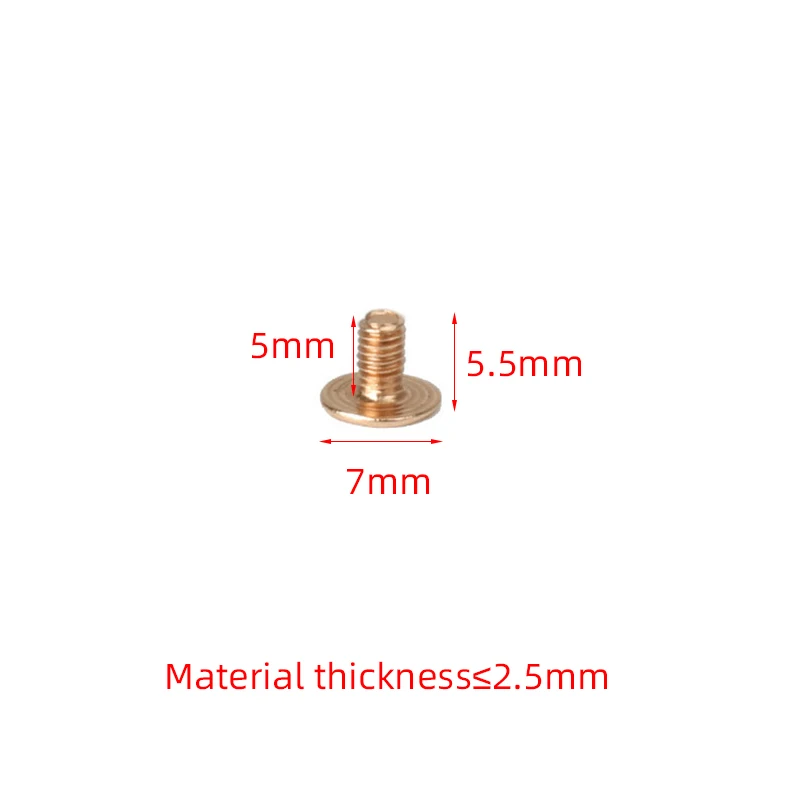 亜鉛合金製ラウンドヘッド,ナット用金属ボルト7 & 8mm,100セット,レザーリベット,ピン,弾丸,パンクファッション用