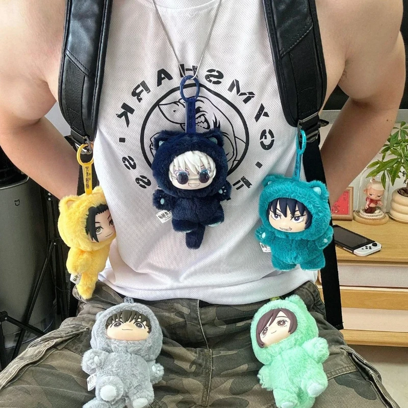 Jujutsu Battle 2 Cat Ear Plush Series Blind Box Anime Handmade Mystery Box Room Decoration Collection Plush Toys Interest Gifts