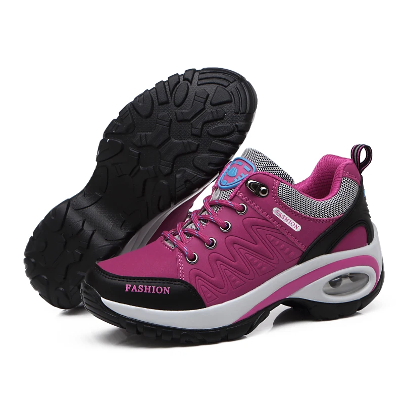 New ladies sneakers platform fashion outdoor hiking non-slip air cushion casual shoes comfortable hiking shoes Size 35-42
