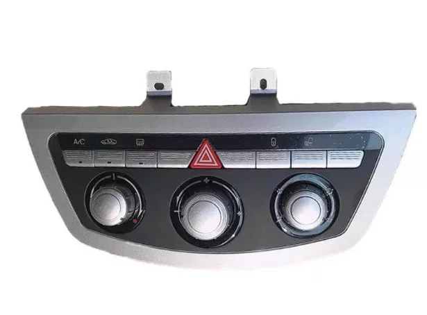 

Панель управления климат-контролем с переключателем кондиционера, кнопкой аварийной сигнализации и регулятором температуры для Lifan Solano 630 620 650 X50 330 520, ручка управления HVAC