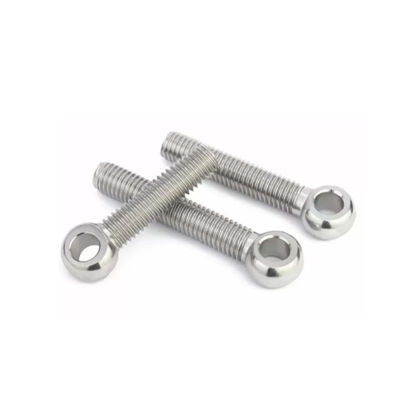 1/2/5 Stück 304 Edelstahl Augenschraube Hebering Gewindestange mit Loch, M5 M6 M8 M10 Verstellbare Gelenkschraube – Detail 12