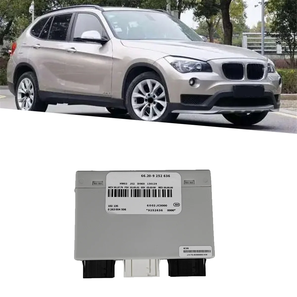 Модуль контроля парковки для BMW X1 E84 66209252636-2015, 3 вилки, 2009