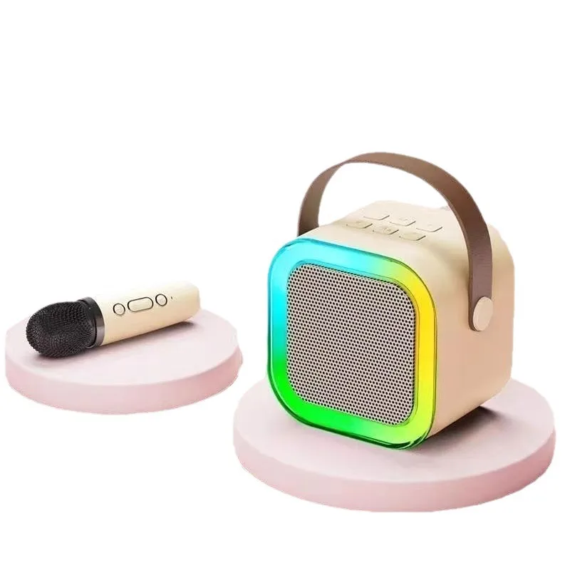 K12 Bluetooth Speaker with Microphone All-in-One Outdoor Live Streaming Home Karaoke Bluetooth Audio System