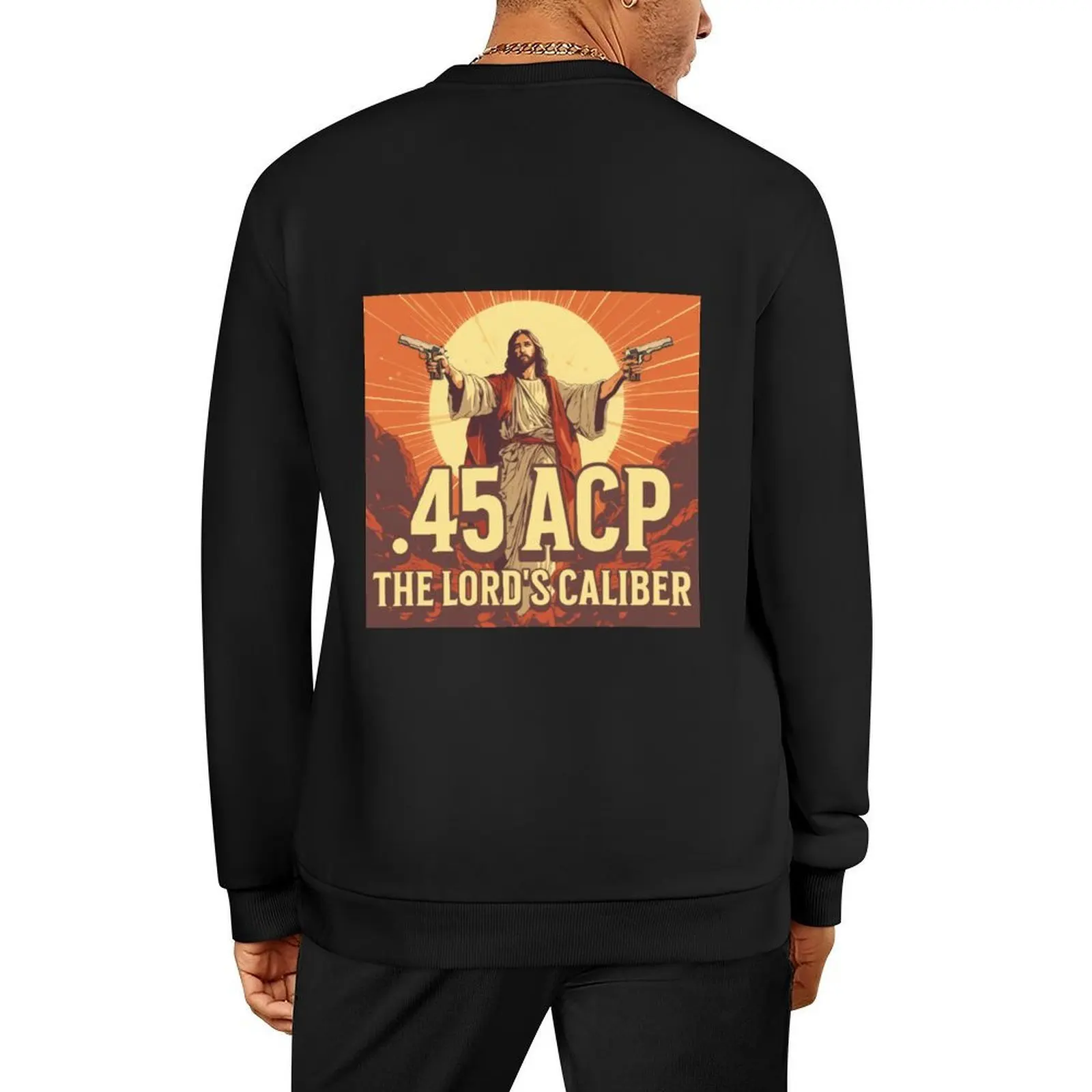 

45 ACP The Lord's Caliber Pullover men's clothing men's winter sweater aesthetic clothing men's coat anime sweatshirt