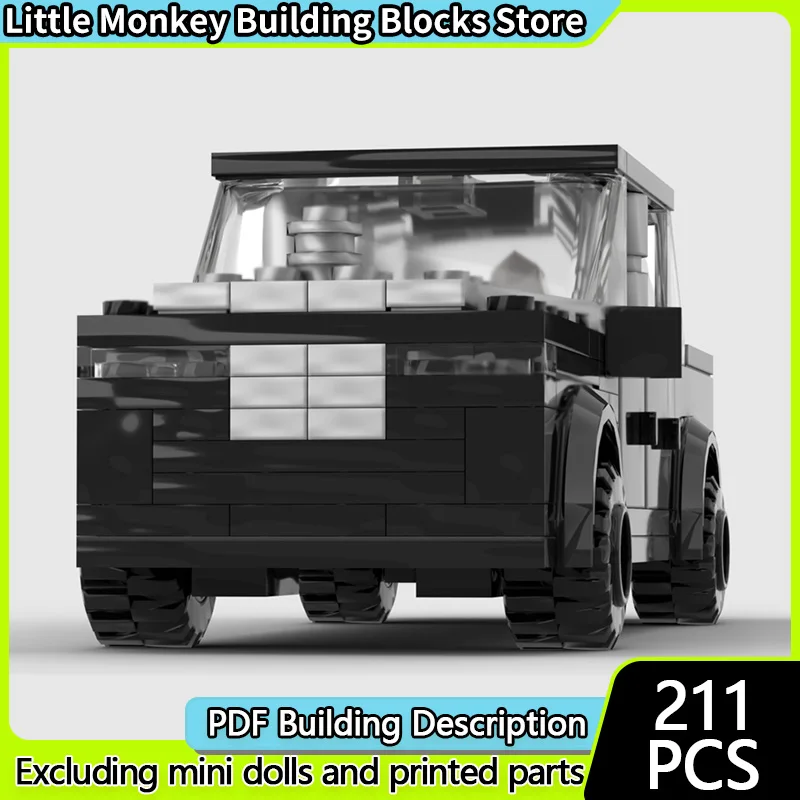 スピードレーシングカーモデル MOC 組み立てブロック ファントムラグジュアリーSUV モジュラーテクノロジー 子供向けホリデーギフト 組み立ておもちゃセット