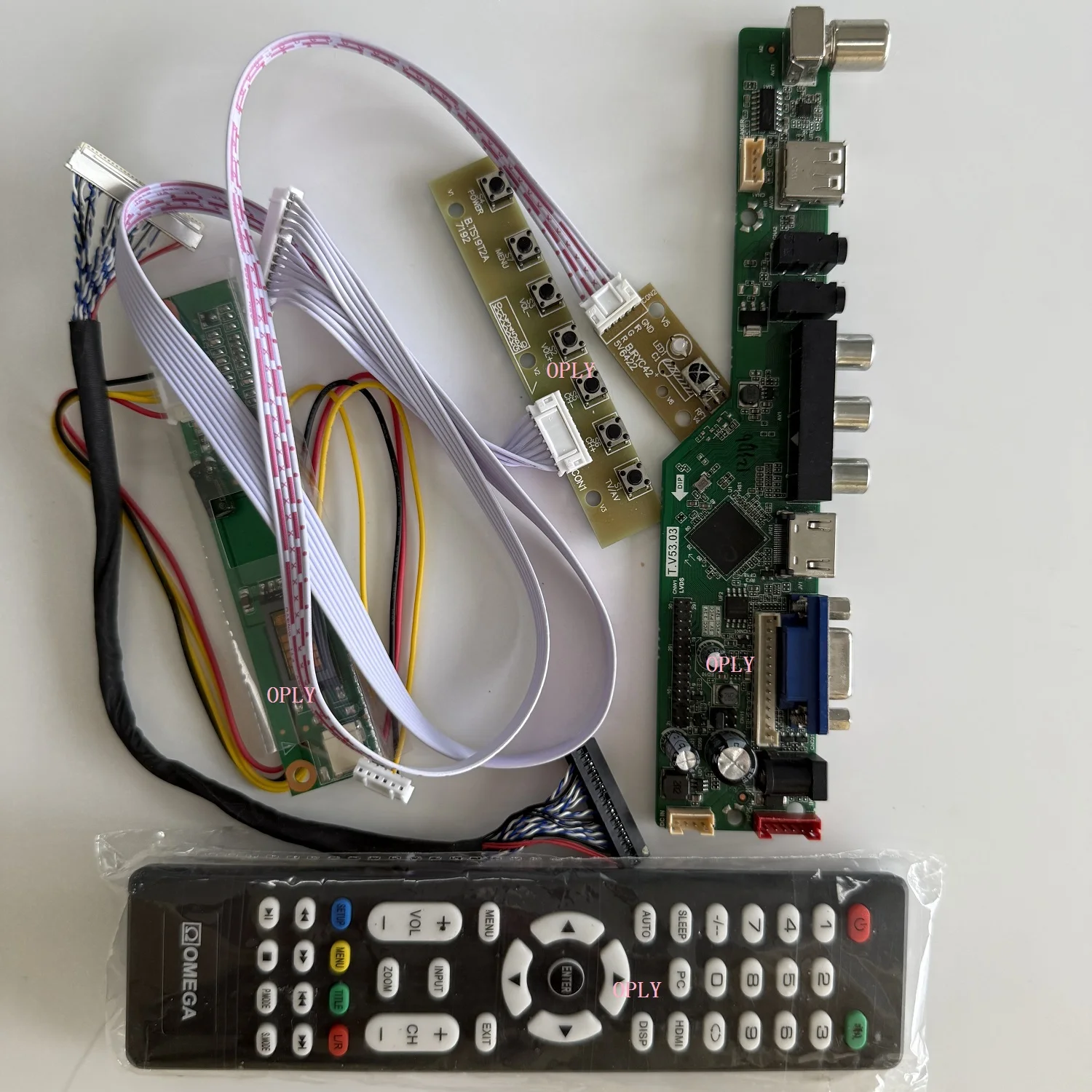 TV Controller Driver Board HDMI-compatible VGA AV USB for B141XN04 B141XN04 V2 1024X768 14.1