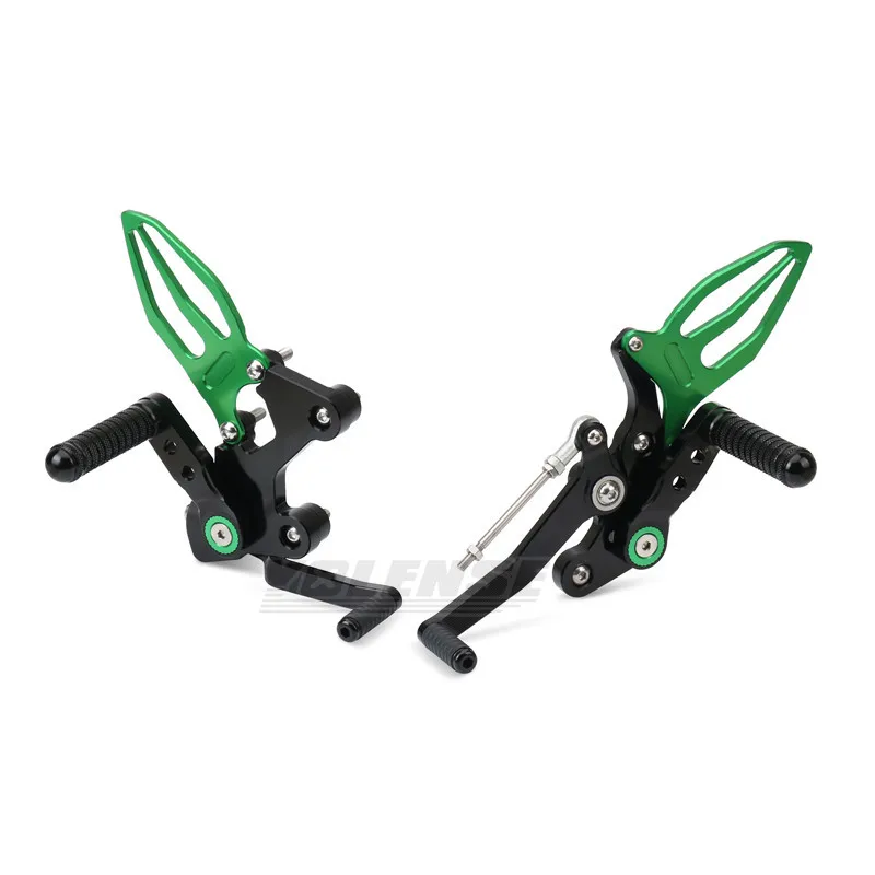 Picture 3: Adjustable Footpeg Motorcycle Raise Move Back Footrests Rearset Rear Foot Rests For NINJA500 NINJA400 Ninja 500 400 Z500 Z400