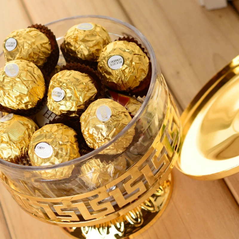 Small Snack Candy Plate with Divided Lids