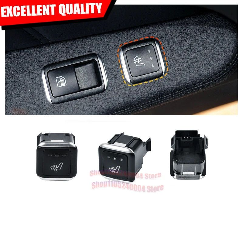 Seat Heating Button Rear Seat Switch Set For Mercedes Benz G-Class W463 E-Class W212 CLS W218 E300 G55 CS350 2129059500