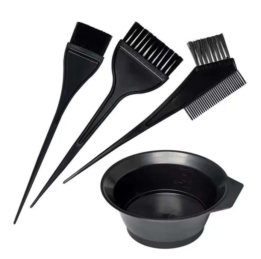 22PCS Hair Coloring Tools Set Brush Disposable Shower Cap Latex Gloves Hair Coloring Bowl Beauty Shape