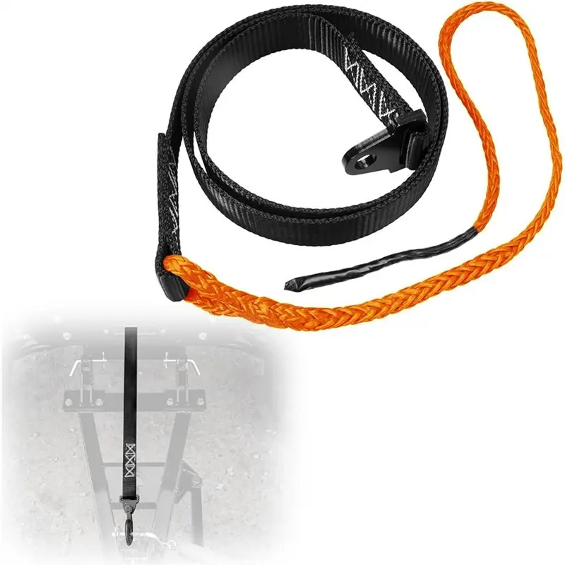 For ATV UTV For Standard Or Wide Winch Compatible 64 Inch Plow Strap With 1/4