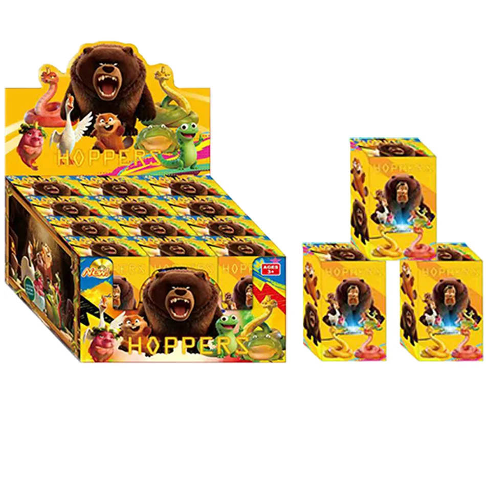 1-12 szt. Blind Box Nowe HOPPERS Mabel King George Żaba Blind Box Figurka Brelok Zabawka Figurka Winylowa Kieszonkowy Model Breloka Zabawka Prezent