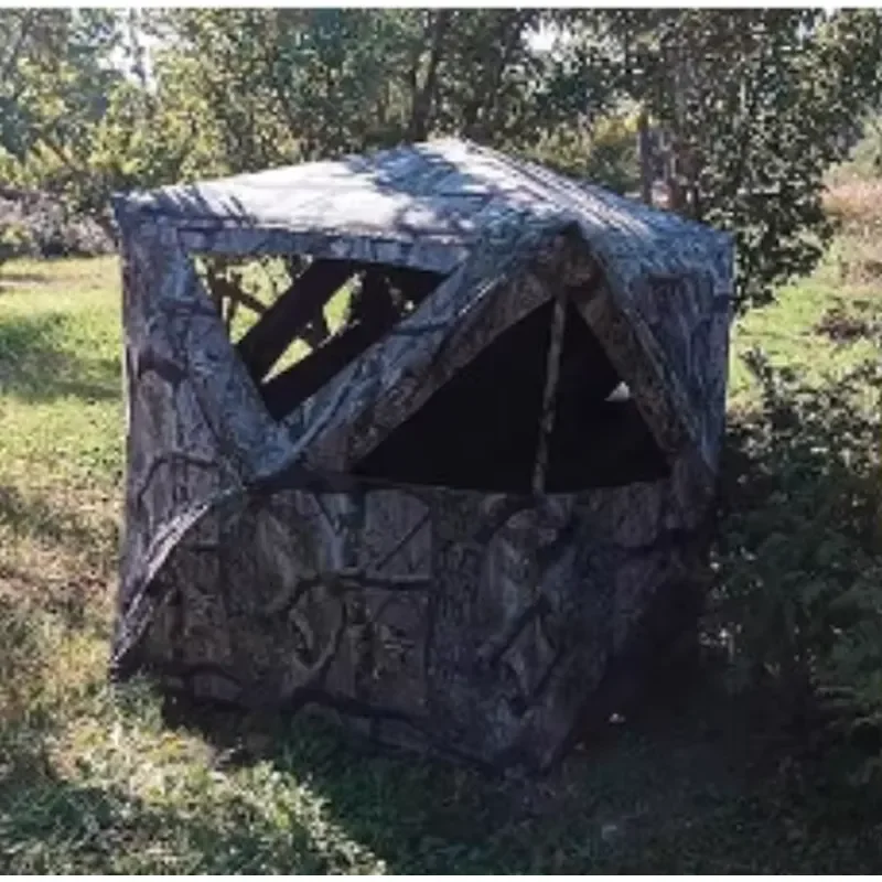 for Premium Lightweight Durable Summer Outdoor Silent Ground Blind Hunting Backpack Double Layer Portable Automatic Tent