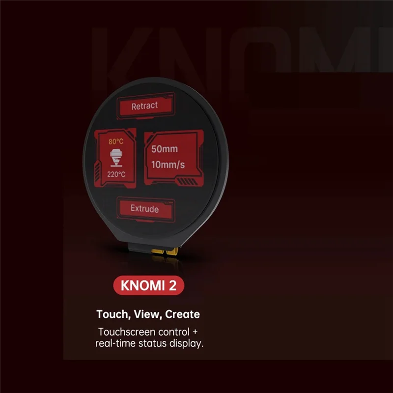 

A08E-BIGTREETECH KNOMI V2.0 1,28-дюймовый экран для 3D-принтеров Klipper Voron V2.4 емкостный Voron Stealthburner