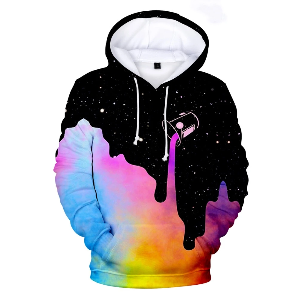 

3 to 14 years kids hoodies Milk Space Galaxy clothing boys girls hoodie sweatshirt harajuku streetwear jacket children coat