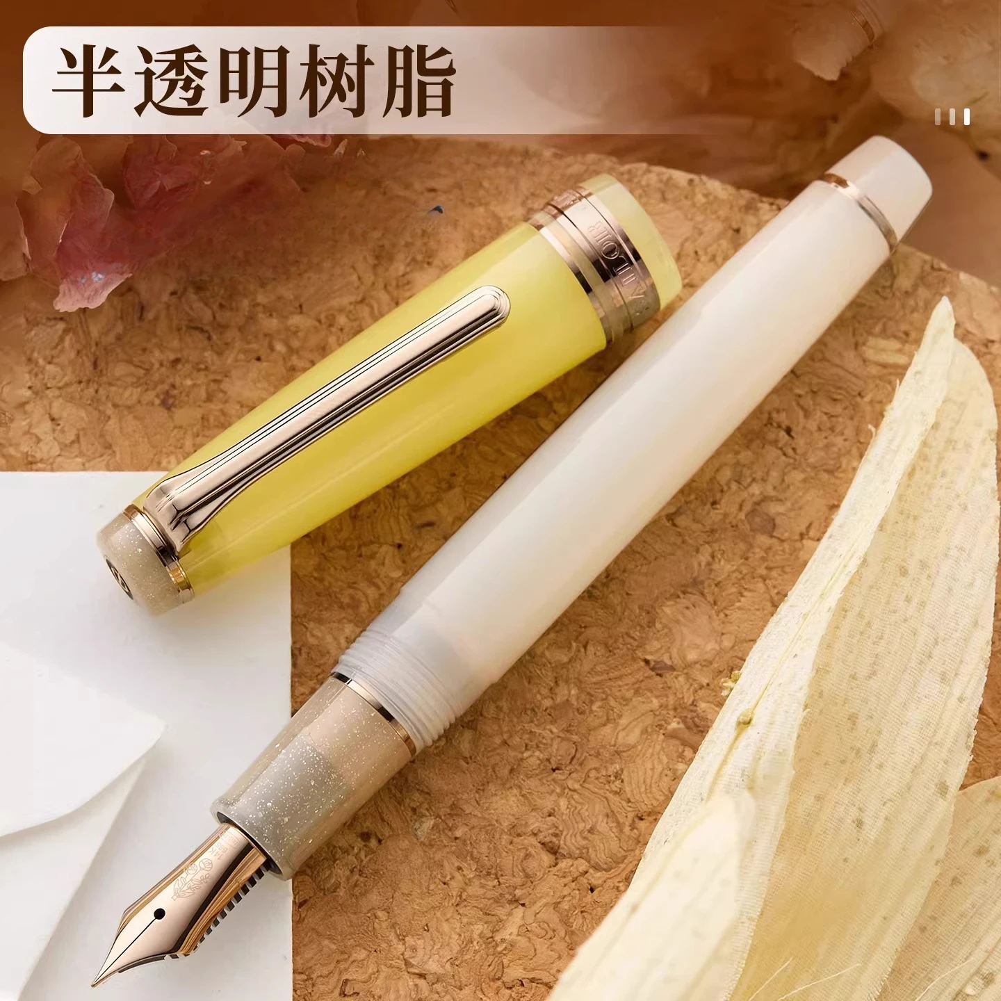 

Japan Sailor Write Le Dry Flower Season 2 Limited Edition fotunain Pen 14k Gold Tip High-end Business Office Ink Pen