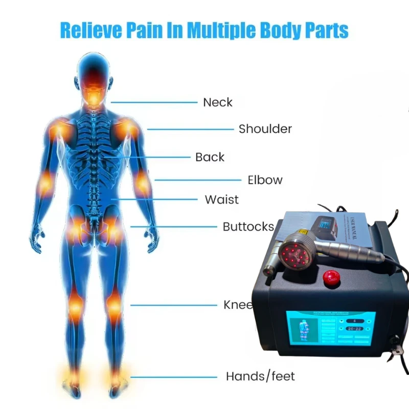

808nm Multi-Mode Cold Laser Therapy LLLT Equipment for Nerve Pain & Cell Regeneration