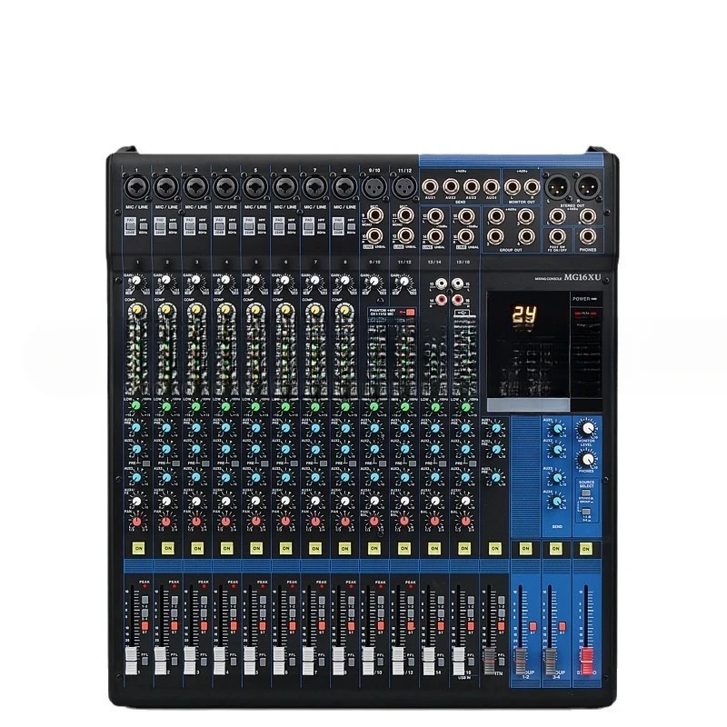 Professional MG10XU/MG12XU/MG16XU Road Stage Wedding Performance Conference Phantom Effect Mixer