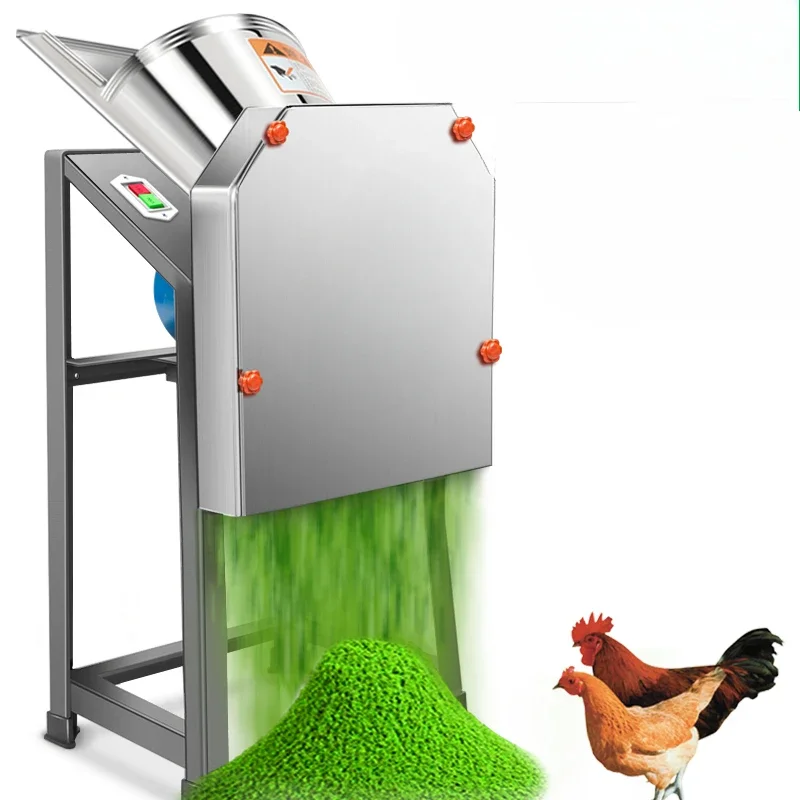 

Electric guillotine machine cutting straw crushing breeding grass cutter chicken duck cow grass crusher household small