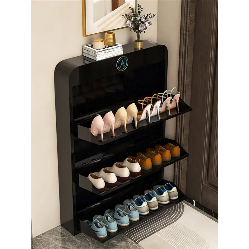 

shoe cabinet disinfection sterilization and odor removal intelligent ultra thin home door tipping