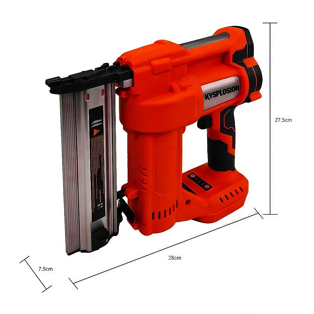 10-50MM Cordless Brushless Electric 2 in 1 Nailer/Stapler Gun power tool with Nails For Milwaukee M18 battery