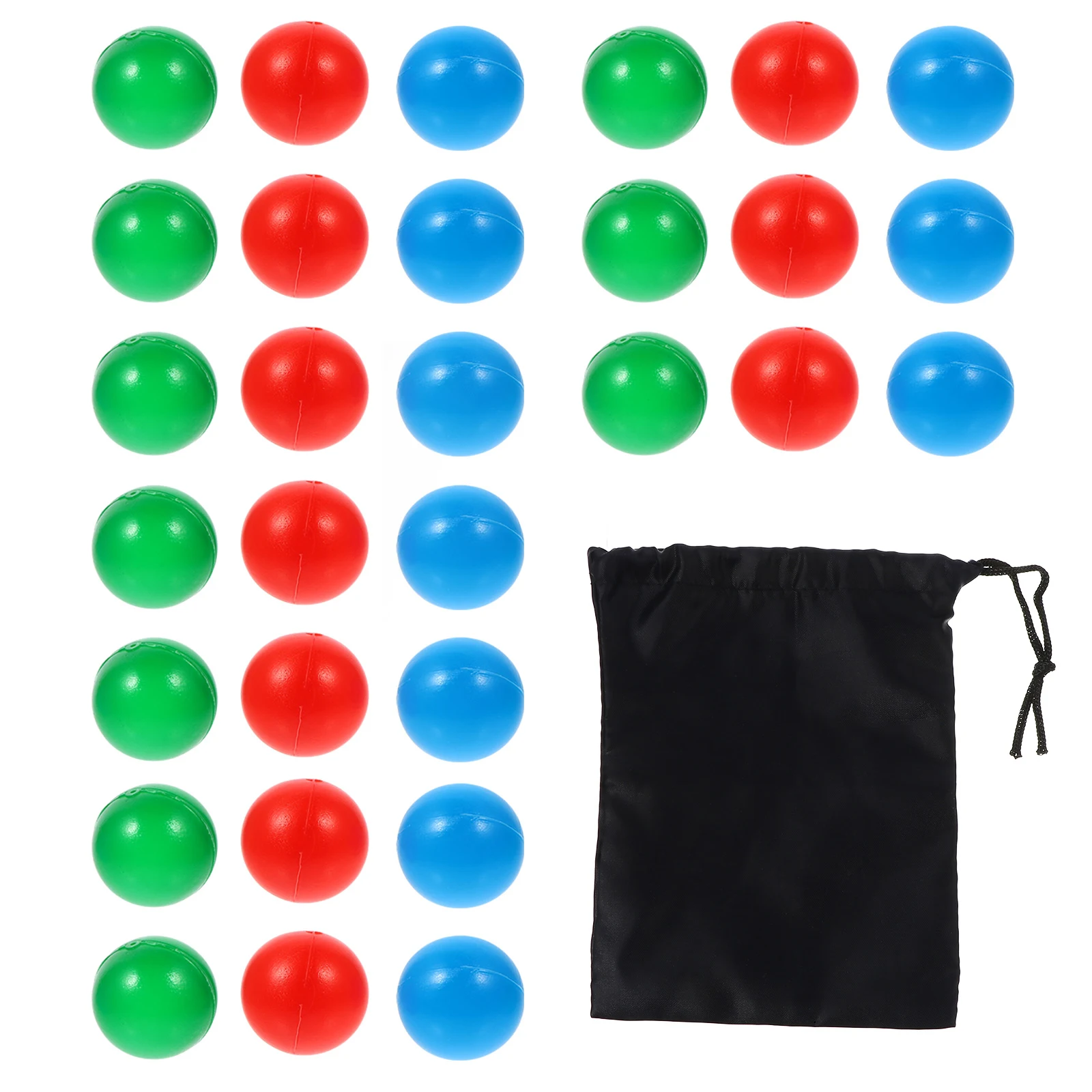 

30pcs Teaching Balls 2mm Plastic Counting Toys Kids Bright Colors Math Games Probability Learning Solid Balls Toy