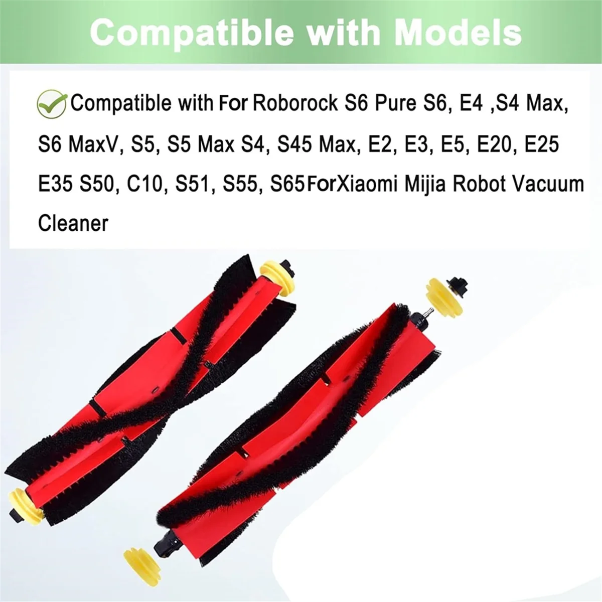 FZFZメインブラシ S6 Pure、S6、S6 MaxV、E4、S4 Max、S5、S5 Max、S4、E2、E3、E5、E20、E25、E35、S50掃除機部品用