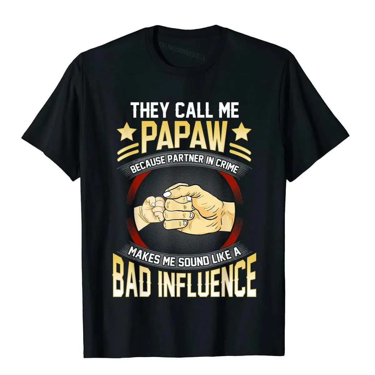 

Mens They Call Me Papaw Because Partner In Crime Fathers Day T-Shirt Party Men Top T-Shirts Latest Cotton Tees Summer