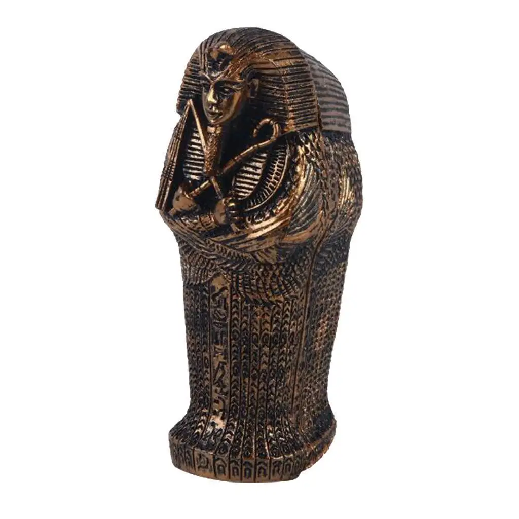 Egyptian Mummy Figure Statue Collectible Figure Decoration