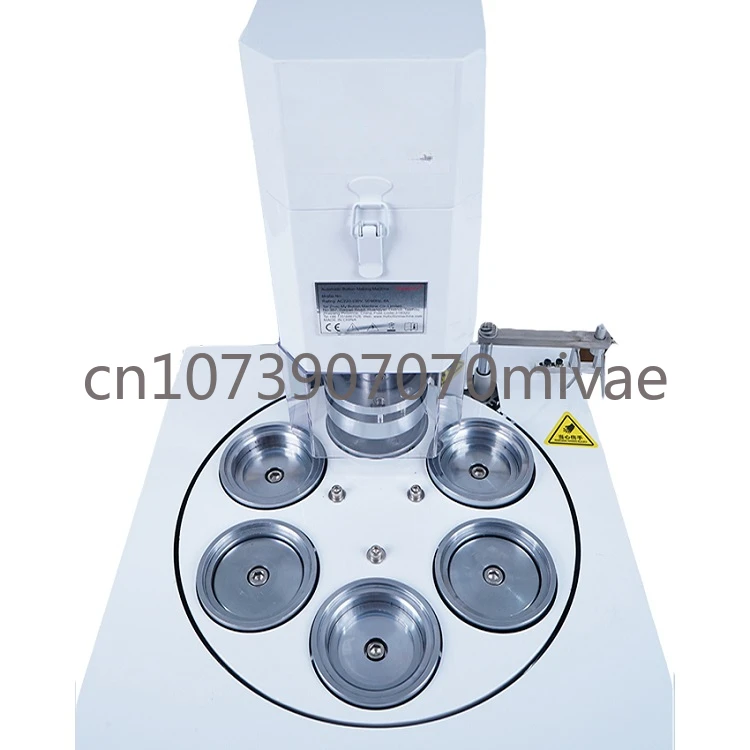 37 MM, PPX Electric and Pneumatic Button Making Machine High Speed High Volume Production in Making Refrigerator Ornament