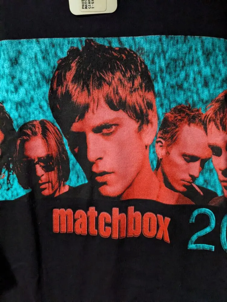 Vintage 1997 Matchbox Twenty Photo Giant Black X-Large T-Shirt