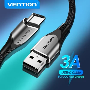 Vention Kabel USB Tipe C untuk Samsung Poco S21 3A Pengisi Daya USB C Pengisi Daya Cepat Kabel Tanggal untuk Xiaomi Redmi Note 8 Kabel Cabo Tipe-C 12 bateria penjualan terbaik asli samsung s10e - №