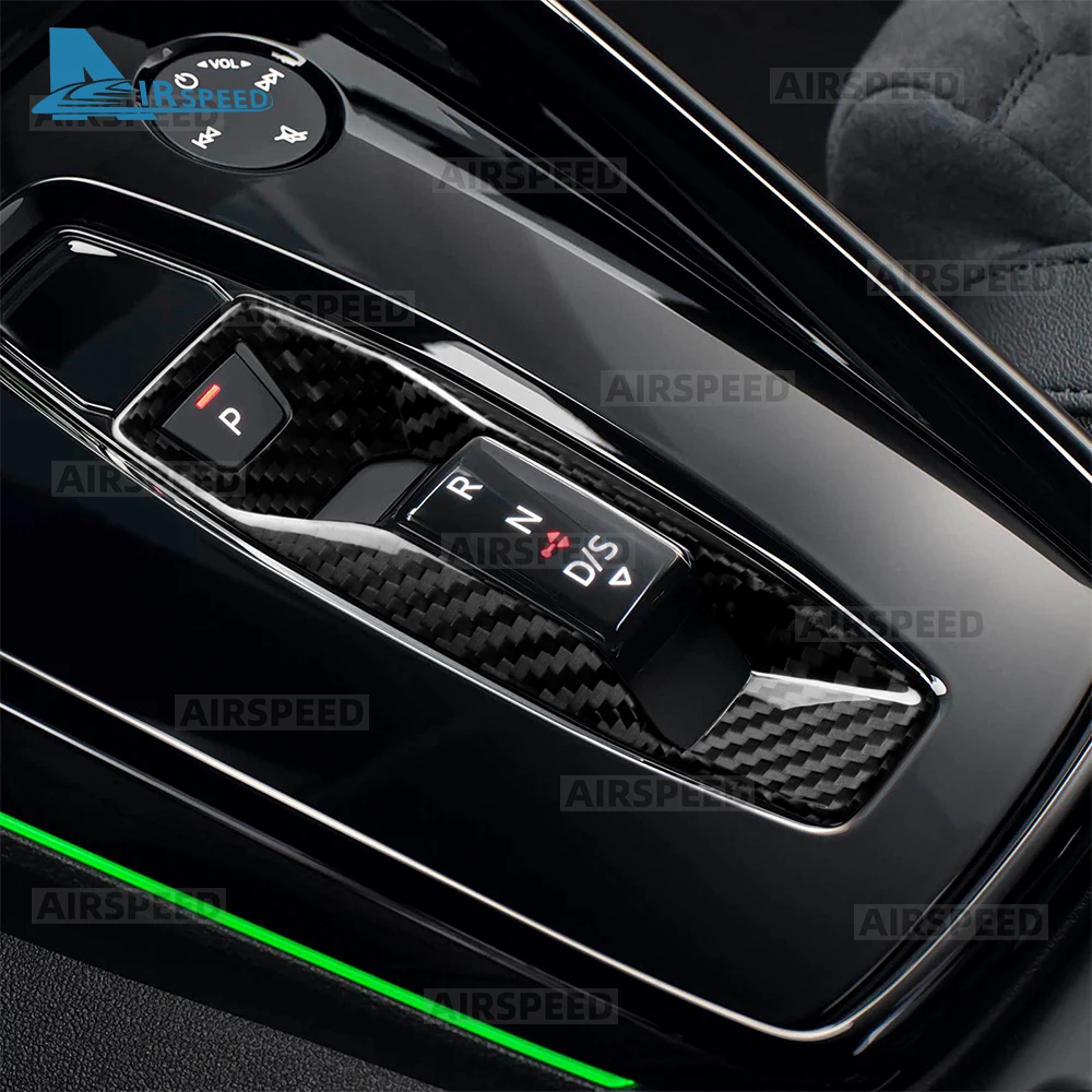 ألياف الكربون الجافة الحقيقية لأودي A3/A5/A6/Q5/Q6/SQ5/SQ6/RS3 S e-tron GT/RS e-tron GT 2025-UP Q4 e-tron 2024-UP سيارة والعتاد التحول