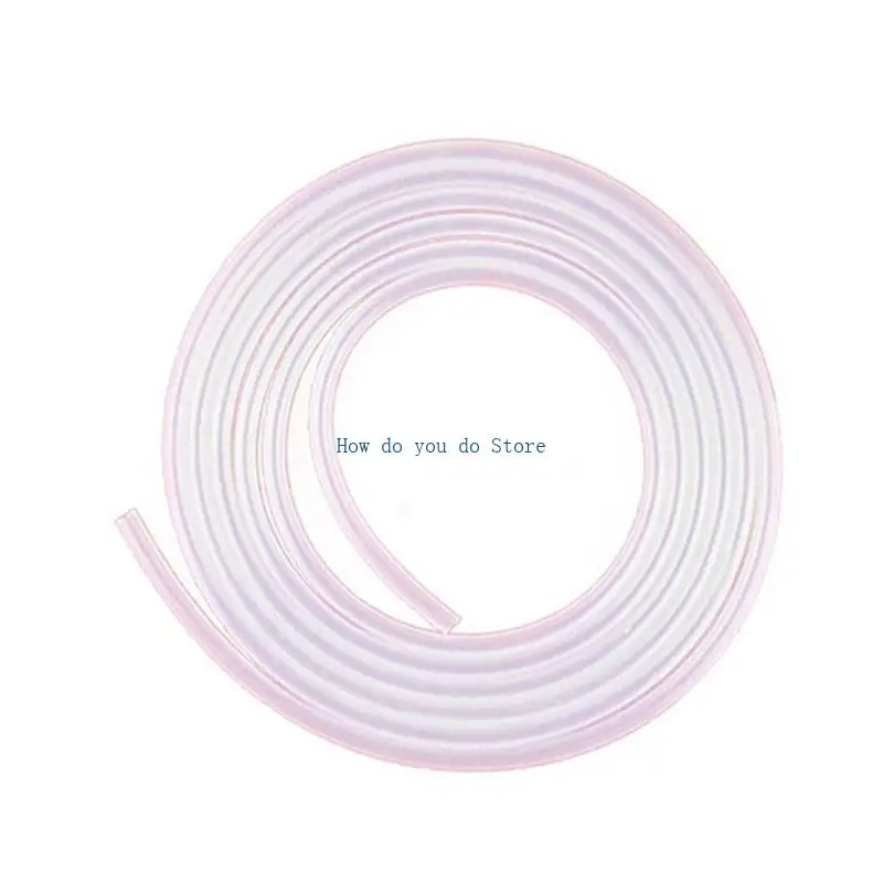 19QF أنبوب القش السيليكون العالمي لزجاجات تغذية حليب الأطفال يمكن قطعها بسهولة لتناسب معظم الزجاجات خرطوم السيليكون للطعام