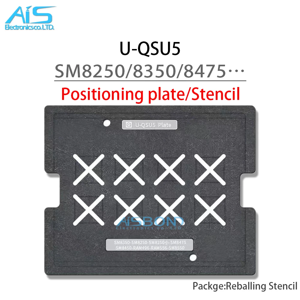 BGA GPU Estación de plantilla de Reballing para SM8350, SM8250, 002, 102, SM7475, SM8475, SM8425, SM8450, SM8550, Snapdragon 888, 865, 8Gen2