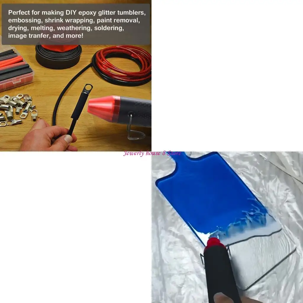 

Protable Heat Guns Hot Air Guns Resin Crafts Heat Shrink Wrapping Tools Resin Remove Air Embossing Heat Tools