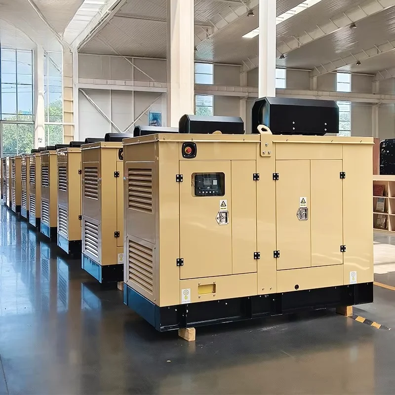 Customized Factory Price 30 50 80 100 150 200 250 300 Kw/kva Genset Silent Open Diesel Generator Set Competitive Prices