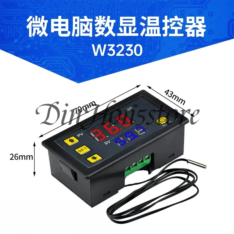 ZFX-W1608 Temperature Controller DC12V Digital Thermostat  Remote Control Microcomputer Freezer Temp Controller with NTC Sensor