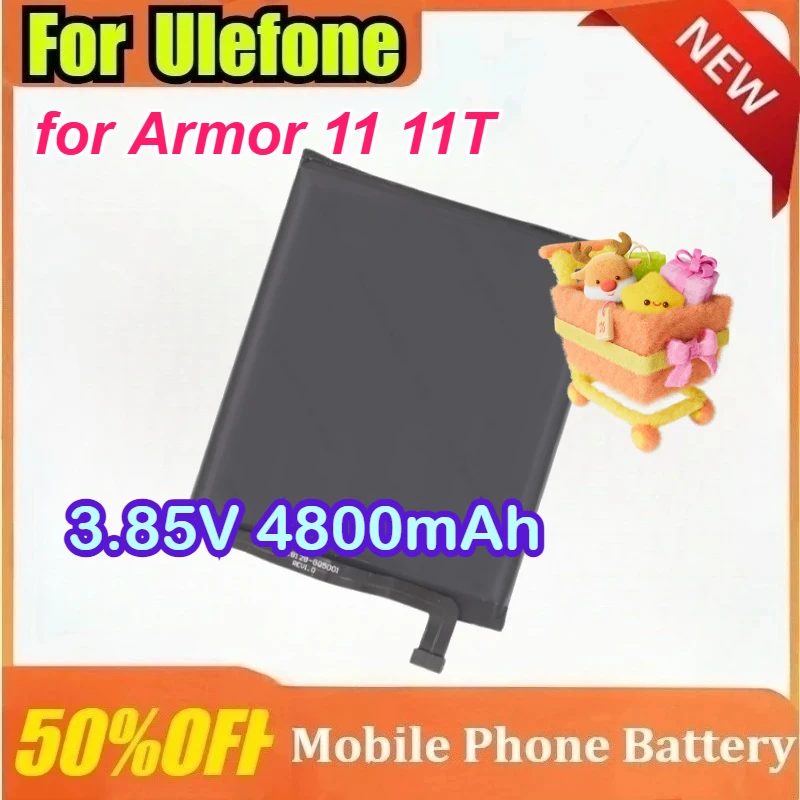 

New 3.85V 4800mAh for Ulefone Armor 11 11T Mobile Phone with Built-in Universal Battery