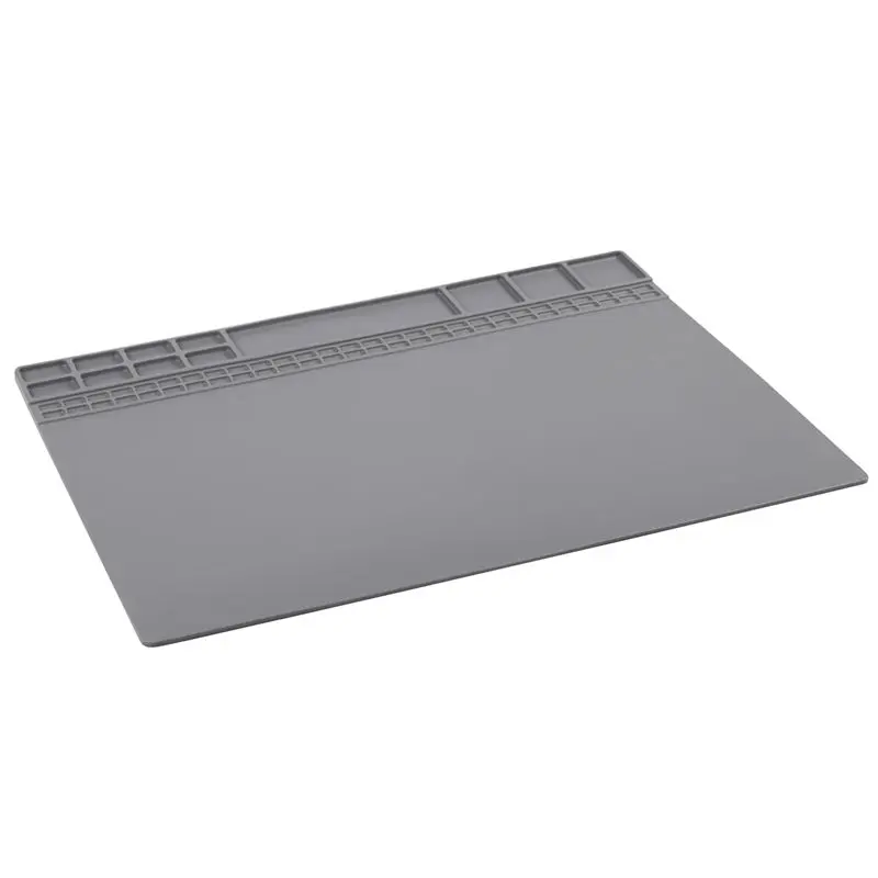 ABNM Insulation Pad Heat Resistant Soldering Station Silicon Soldering Mat Work Pad Desk Platform Soldering Repair Station