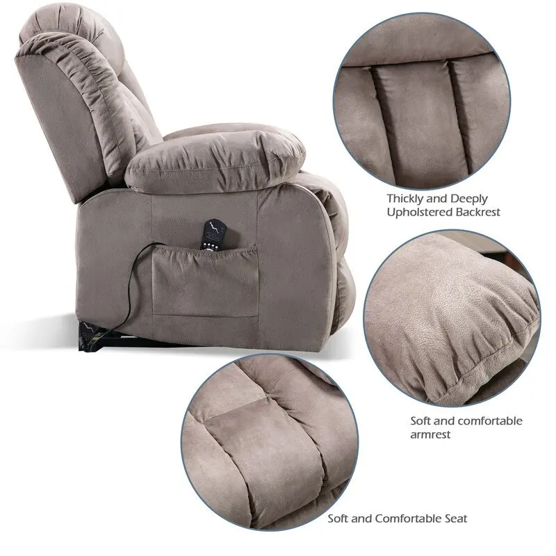 تخصيص البيع المباشر فلنلت متعددة الوظائف الكهربائية تدليك كامل الجسم المسنين مستلق أريكة تدليك غرفة المعيشة #5